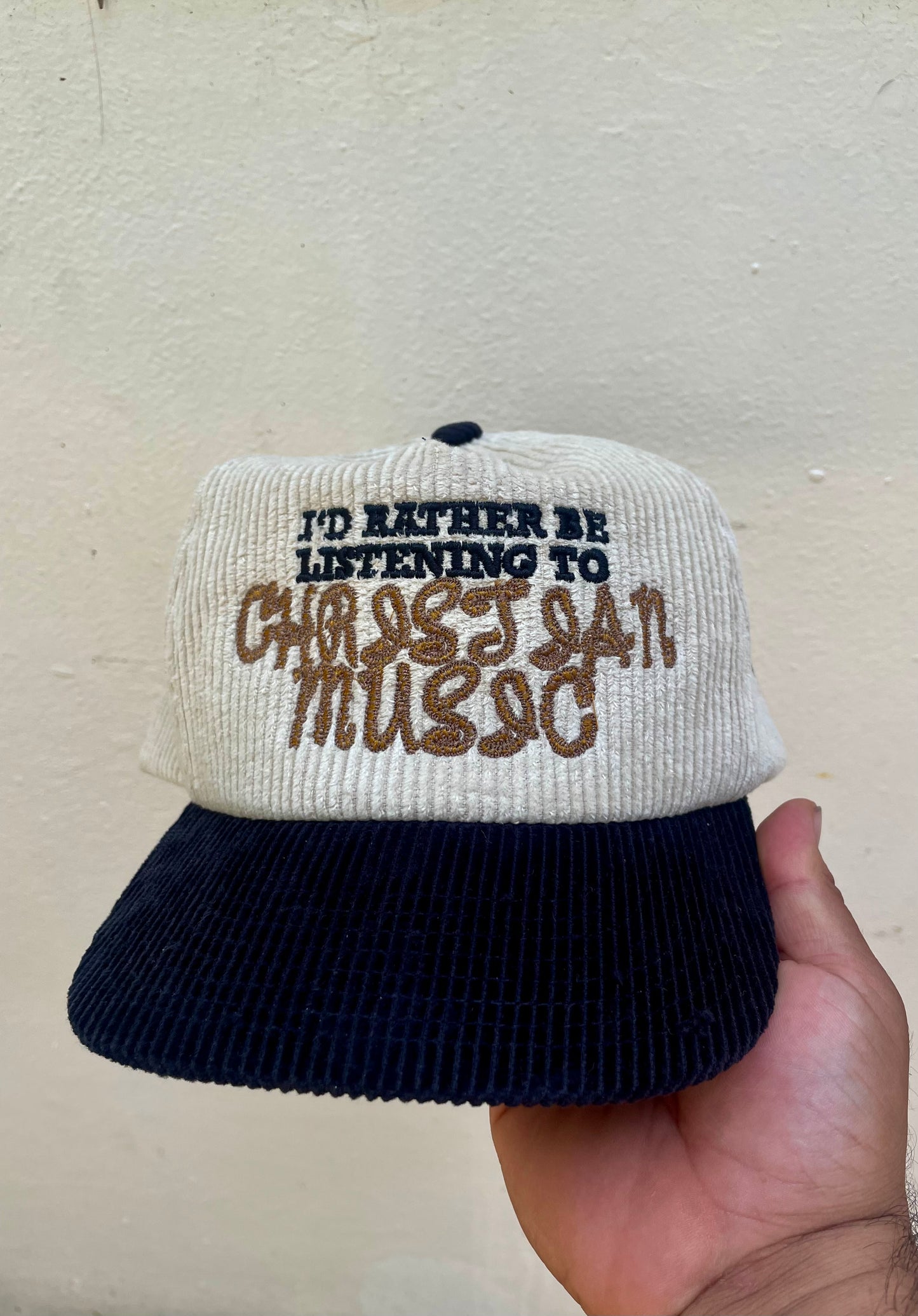 “I’D RATHER BE LISTENING TO CHRISTIAN MUSIC” HAT - ALTAMAR