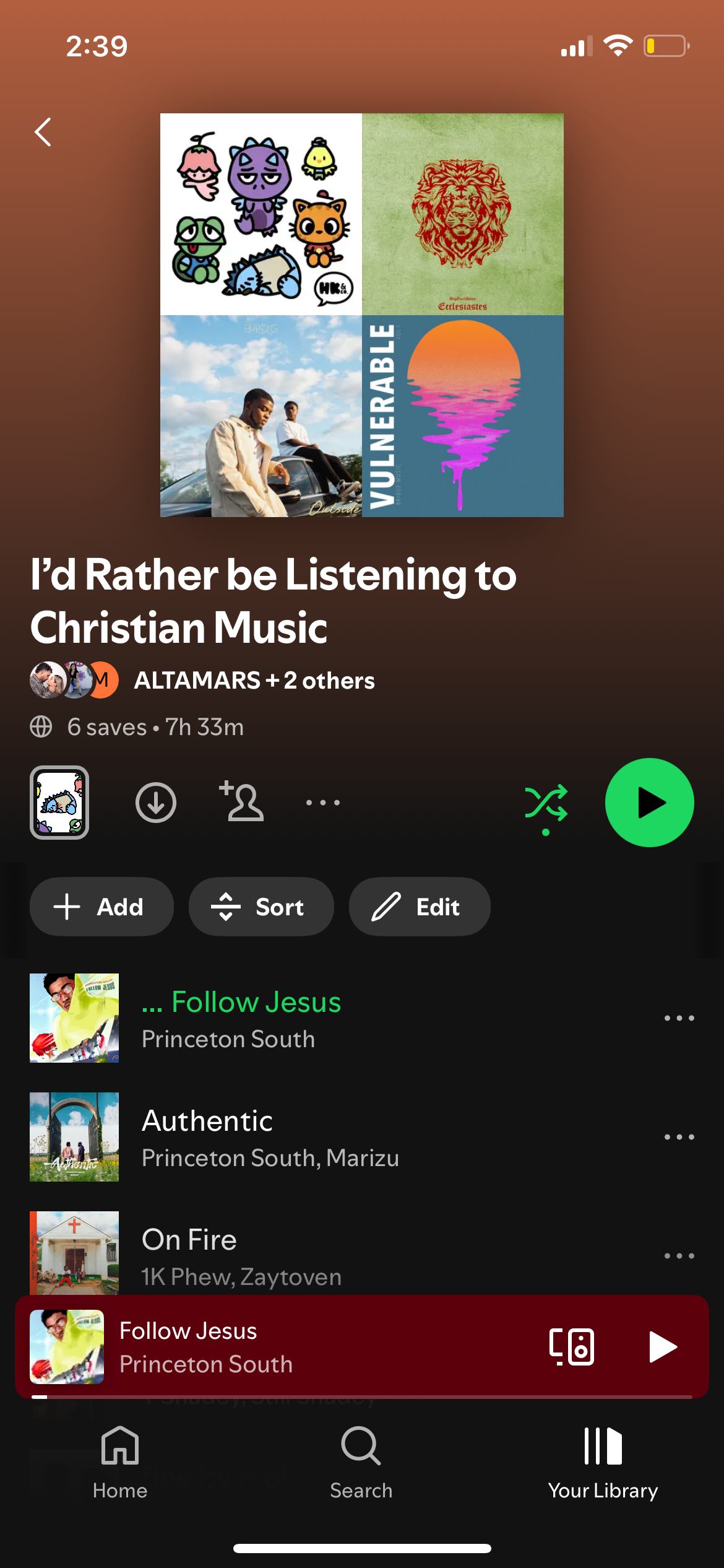 “I’D RATHER BE LISTENING TO CHRISTIAN MUSIC” HAT - ALTAMAR