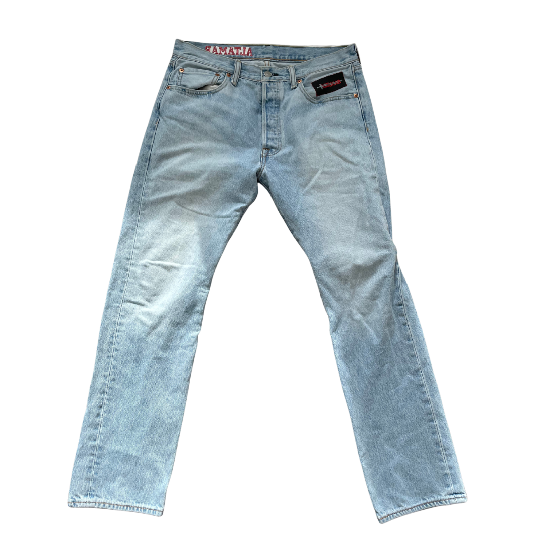 Levi's 501 Straight Fit WWJD Denim - ALTAMAR.LIFE