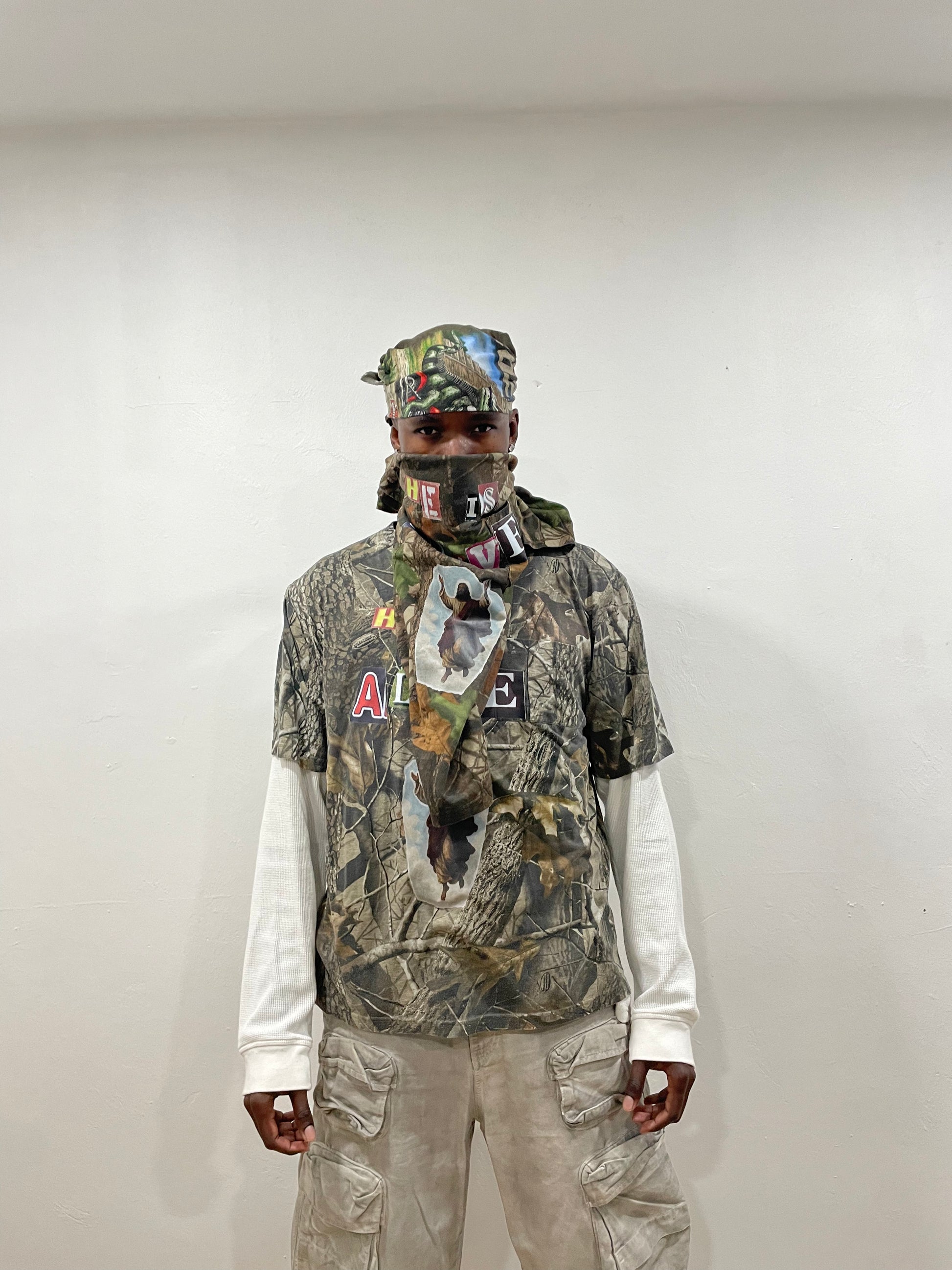 "He is Alive" Vintage Camo Tee - ALTAMAR