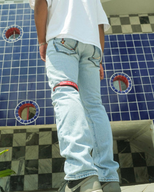 Levi's 501 Straight Fit WWJD Denim - ALTAMAR.LIFE