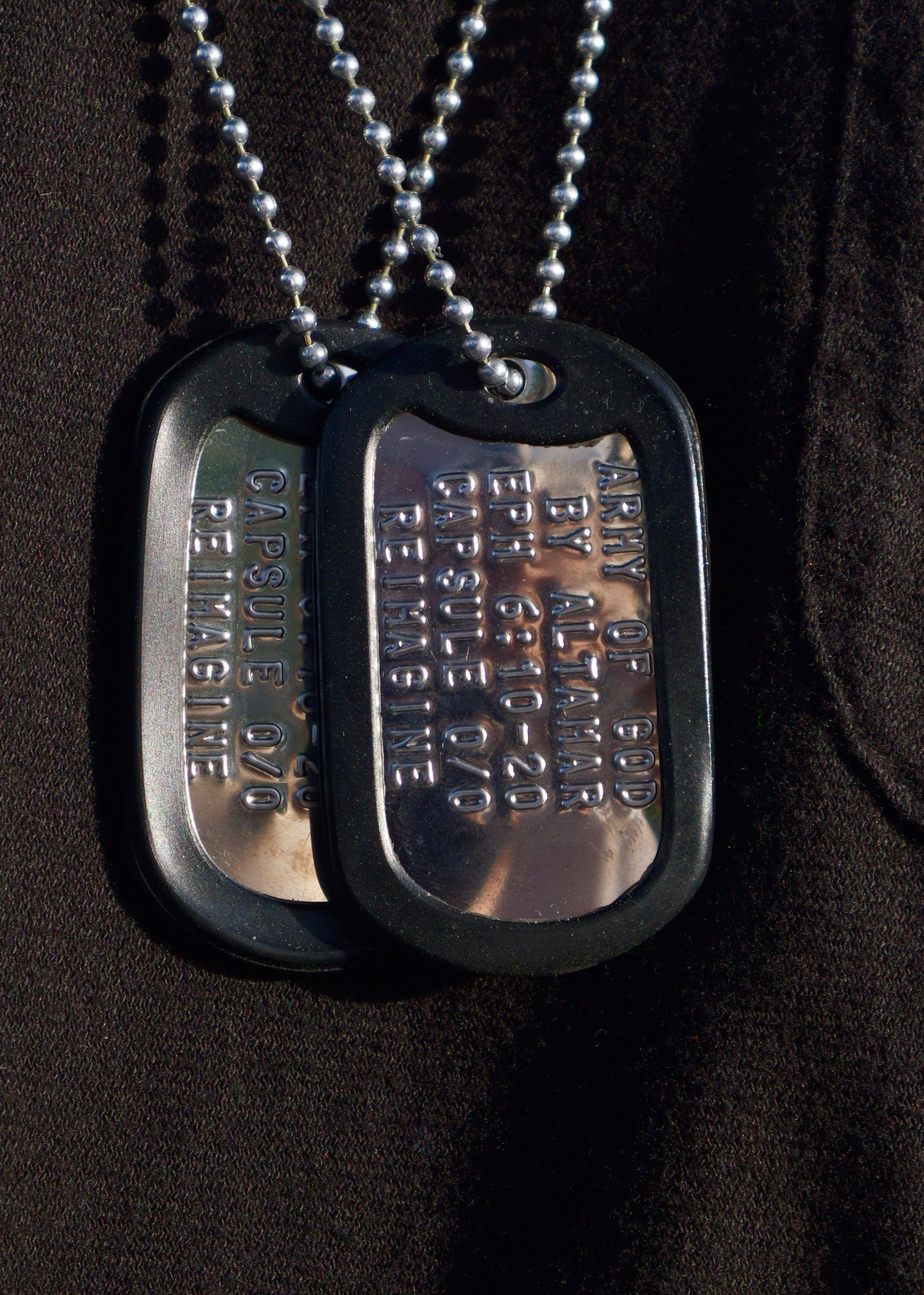 "ARMY OF GOD" DOG TAG - ALTAMAR.LIFE