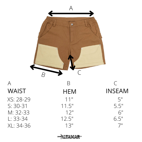 Double Knee Shorts - ALTAMAR