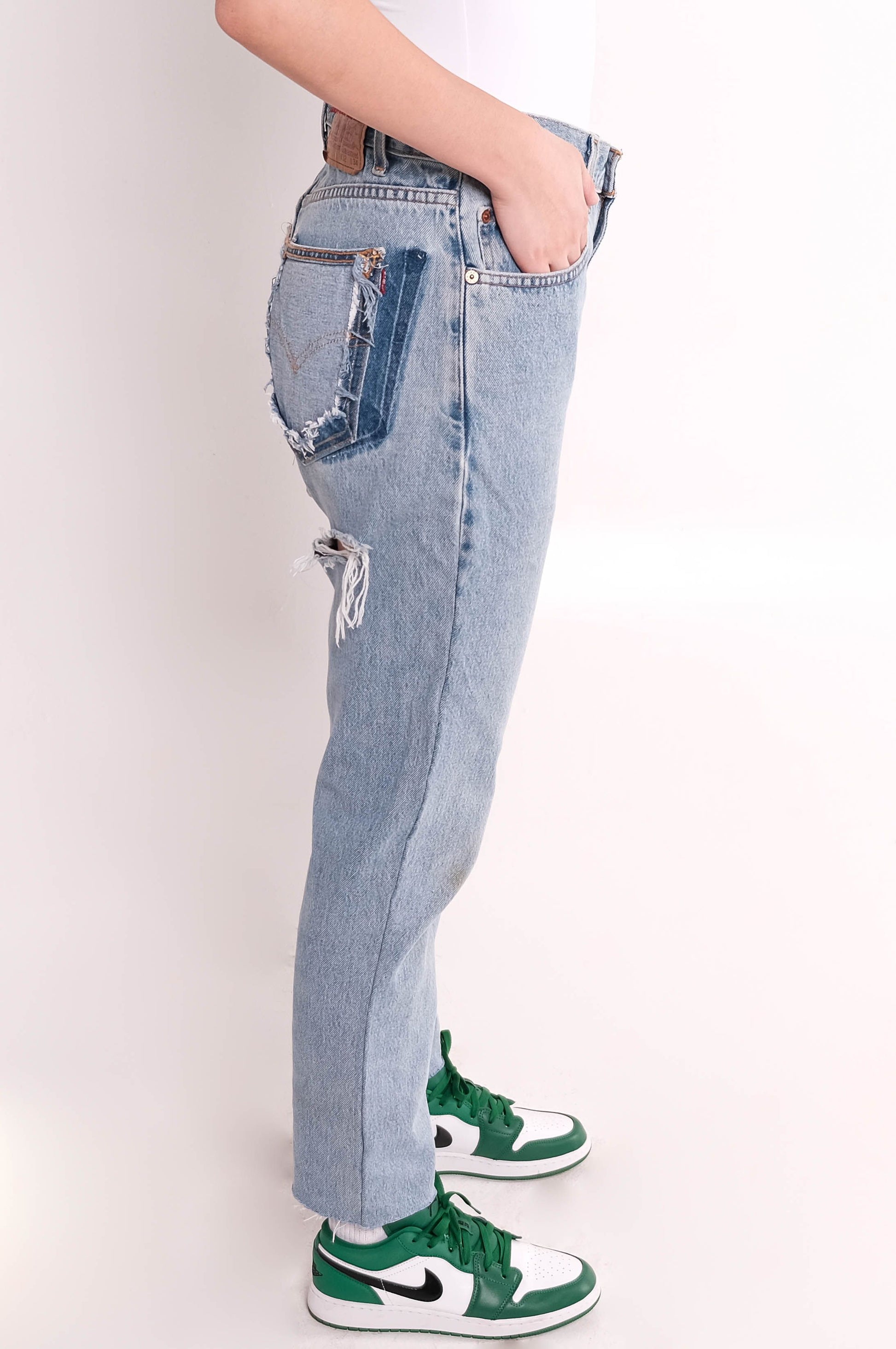 RIPPED CHEEK 505 LEVI DENIM - ALTAMAR.LIFE